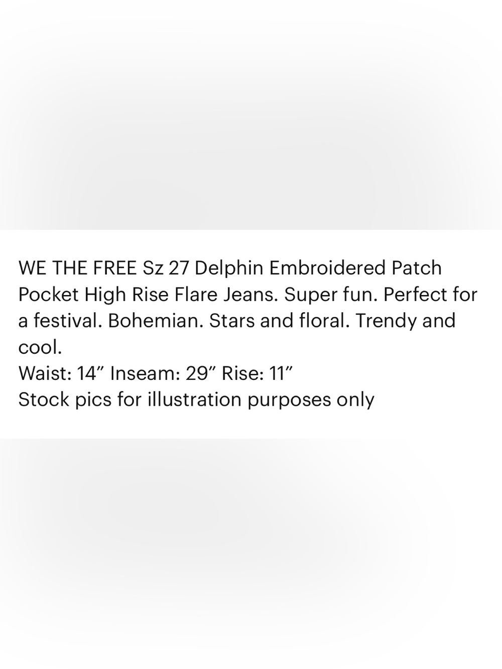 We The Free-Embellished Flare Star Jeans 🌟 - Picture 11 of 15